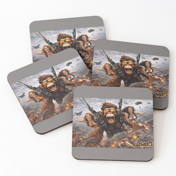 Item preview, OSID Monkey Skydiving Chaos – Extreme Freefall Mayhem designed and sold by 131Mayhem.