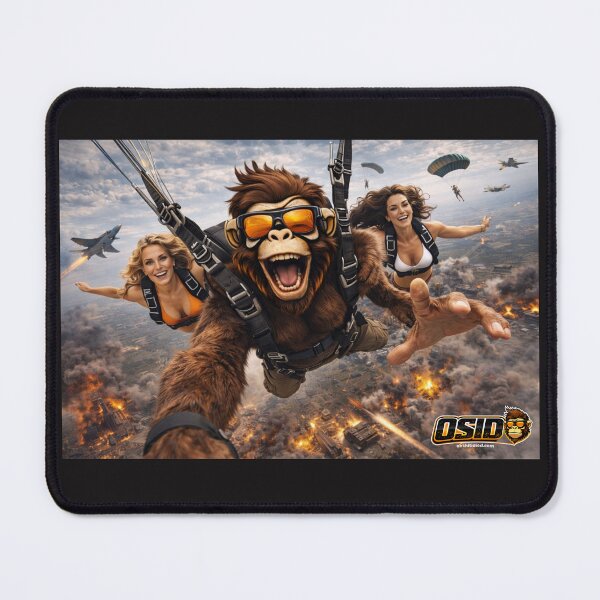 Item preview, OSID Monkey Skydiving Chaos – Extreme Freefall Mayhem designed and sold by 131Mayhem.