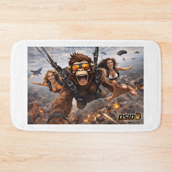 Item preview, OSID Monkey Skydiving Chaos – Extreme Freefall Mayhem designed and sold by 131Mayhem.