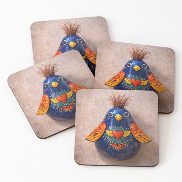 Item preview, El Pájaro Azul — Mercado Blue Guardian designed and sold by ECHOES from the SOUL.
