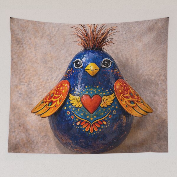 Item preview, El Pájaro Azul — Mercado Blue Guardian designed and sold by ECHOES from the SOUL.