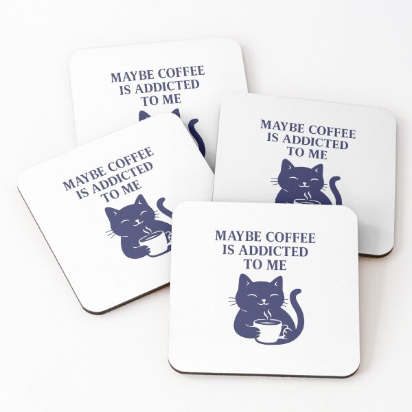 Item preview, Maybe coffee is addicted to me designed and sold by LuveraxArt.