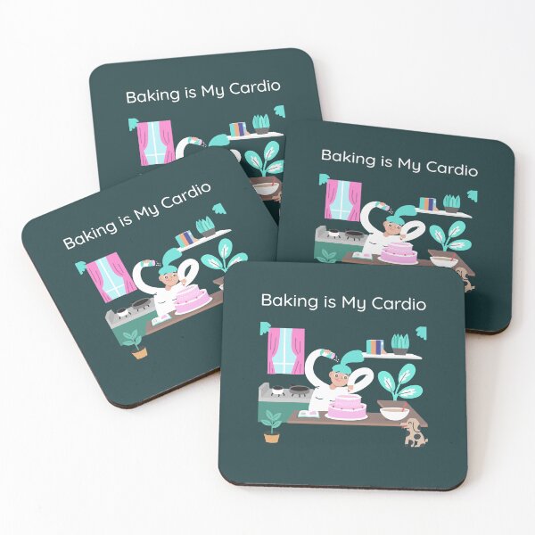 Item preview, Baking is My Cardio Baking designed and sold by Sachie's Studio.