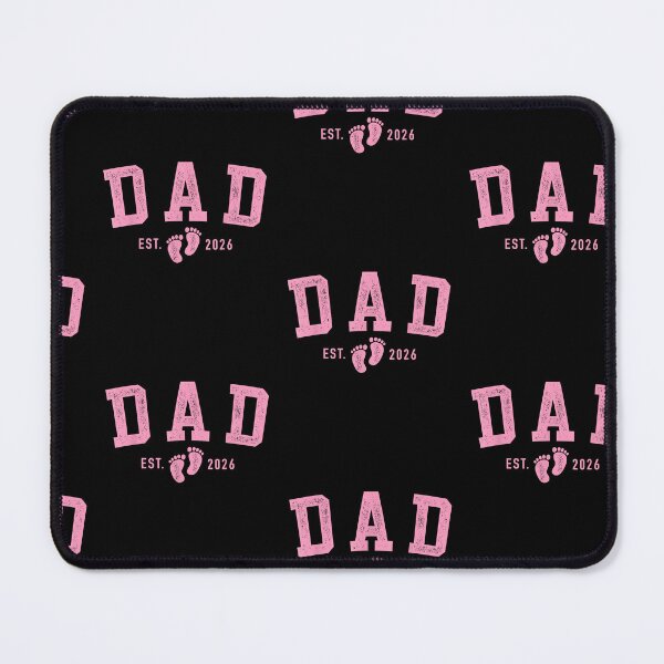 Item preview, First Time Dad Est 2026 Pink Baby Feet  Girl Daddy designed and sold by Goleon12.
