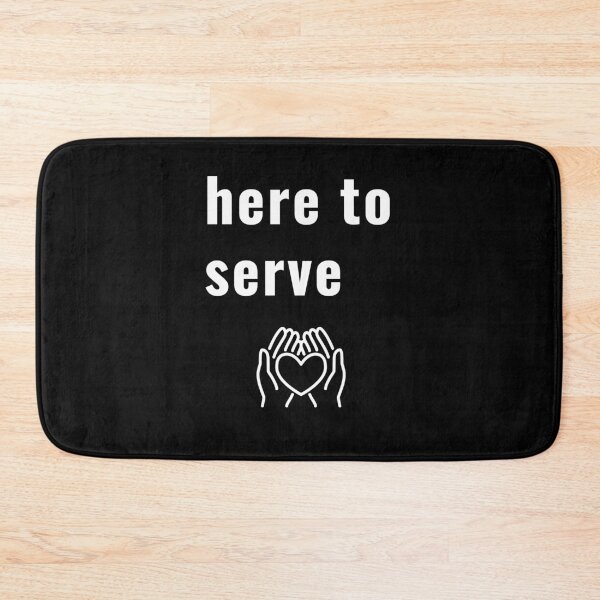 Item preview, Here To Serve, Volunteer, Uniform, Quotes designed and sold by AASparksDesigns.