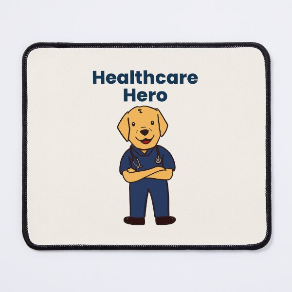 Item preview, Healthcare Hero Cute Nurse Dog designed and sold by Still Learning Days.