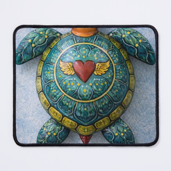 Item preview, Frida — Turtle of the Winged Heart designed and sold by ECHOES from the SOUL.