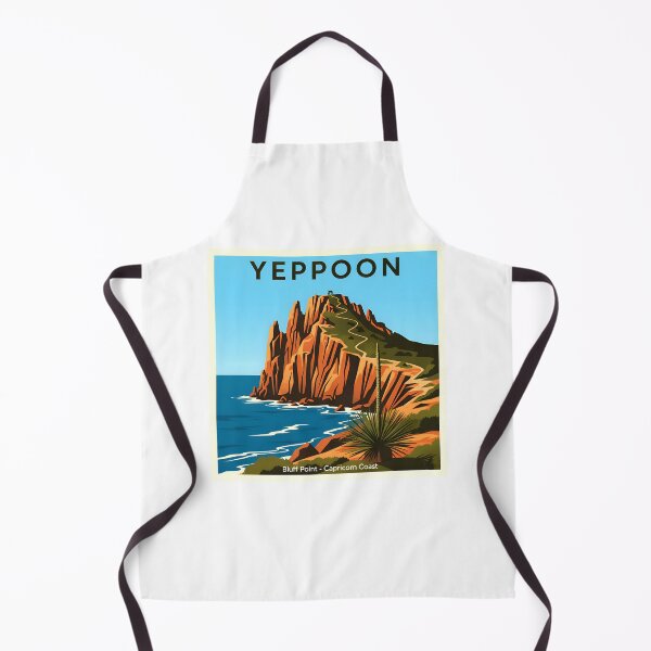Item preview, Vintage Yeppoon Bluff Point Capricorn Coast Poster designed and sold by Imaginationbeyond.