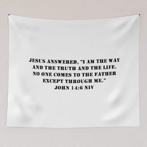 Item preview, John 14:6 NIV - Black Letters - No Background - JCTRUTHER designed and sold by JCTRUTHERshop.