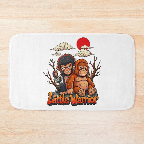Item preview, Resilient Little Snow Monkey Fighting For Survival In Japanese Zoo designed and sold by Tong4130.