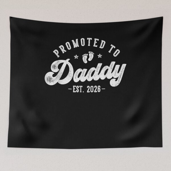 Item preview, Promoted to Daddy Est 2026 First Time Dad designed and sold by Goleon12.