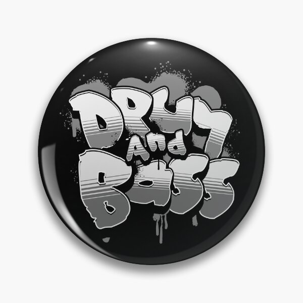 Item preview, DRUM AND BASS  - Dnb Paint Flex (Grey) designed and sold by Discothreadz.