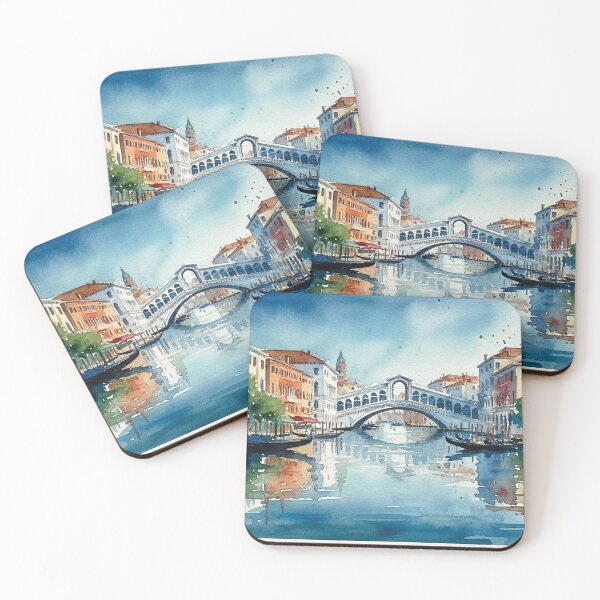 Item preview, Watercolor Painting on Paper of Venice canal  designed and sold by Berlin-D-Prs.