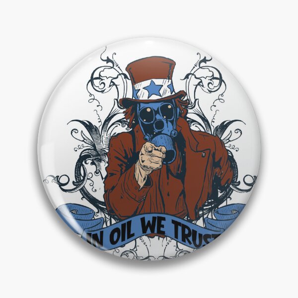 Item preview, In Oil We Trust - Uncle Sam Gas Mask Political Satire designed and sold by snapifyprints.