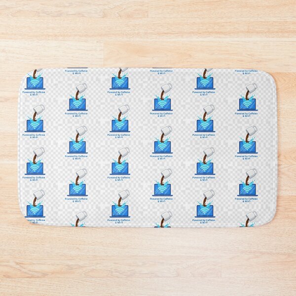 Item preview, Powered by Caffeine & Wi-Fi designed and sold by rayanejob.