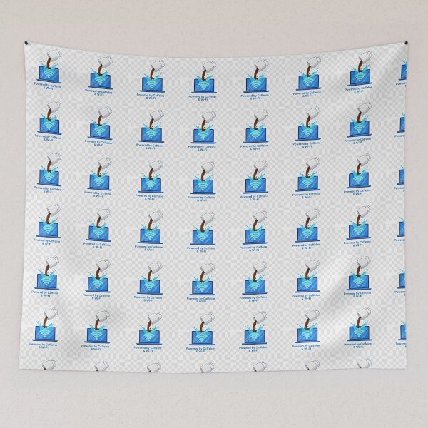 Item preview, Powered by Caffeine & Wi-Fi designed and sold by rayanejob.