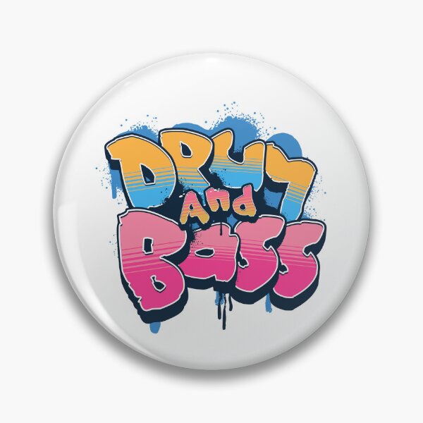 Item preview, DRUM AND BASS  - Dnb Paint Flex (blue) designed and sold by Discothreadz.