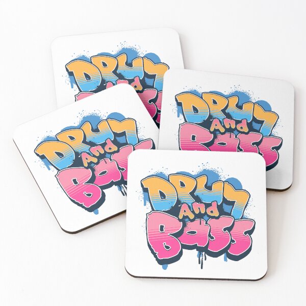 Item preview, DRUM AND BASS  - Dnb Paint Flex (blue) designed and sold by Discothreadz.
