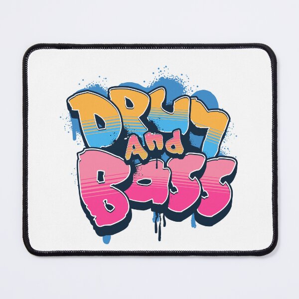 Item preview, DRUM AND BASS  - Dnb Paint Flex (blue) designed and sold by Discothreadz.