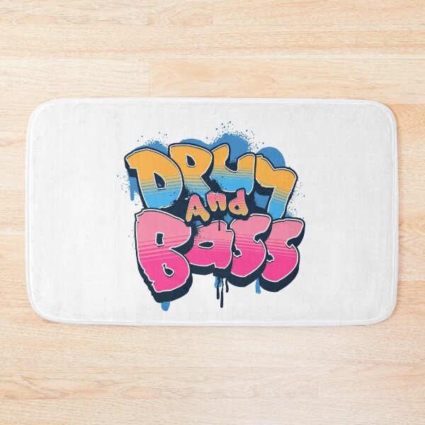 Item preview, DRUM AND BASS  - Dnb Paint Flex (blue) designed and sold by Discothreadz.