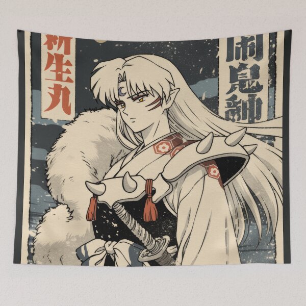 Item preview, Sesshomaru Vintage Poster  designed and sold by AnimeArsenalPrints.
