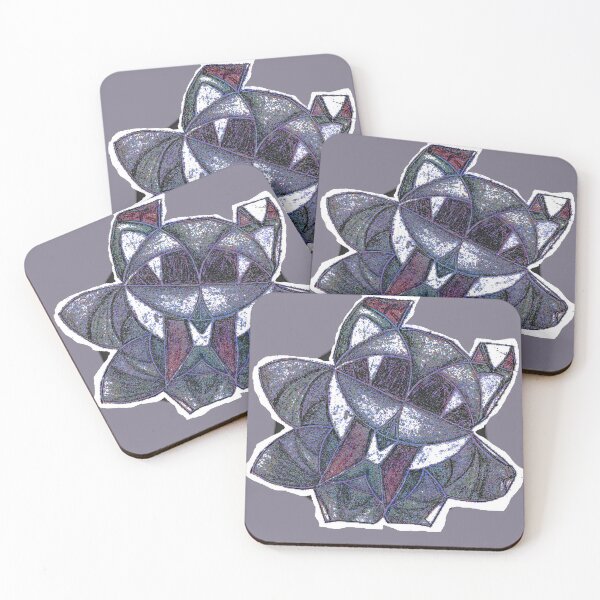 Item preview, Compass and Straight Edge Cat Flower designed and sold by Swircle987.