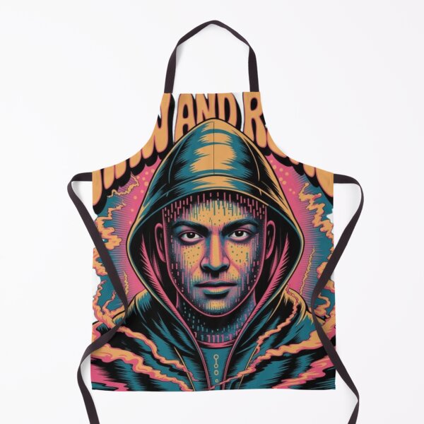 Item preview, Raw and Real – Neon Cyberpunk Portrait Graphic designed and sold by NewUSShop.