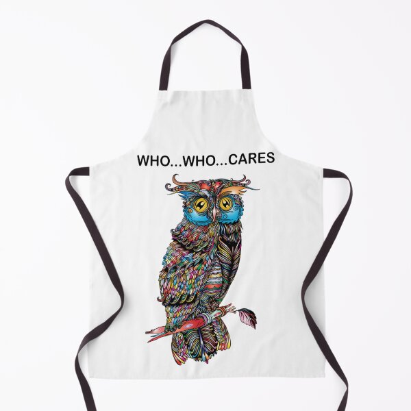 Item preview, Hooty the Owl Says ‘Who Cares?’ – Cute & Funny Owl Lover Print designed and sold by oceantospace.
