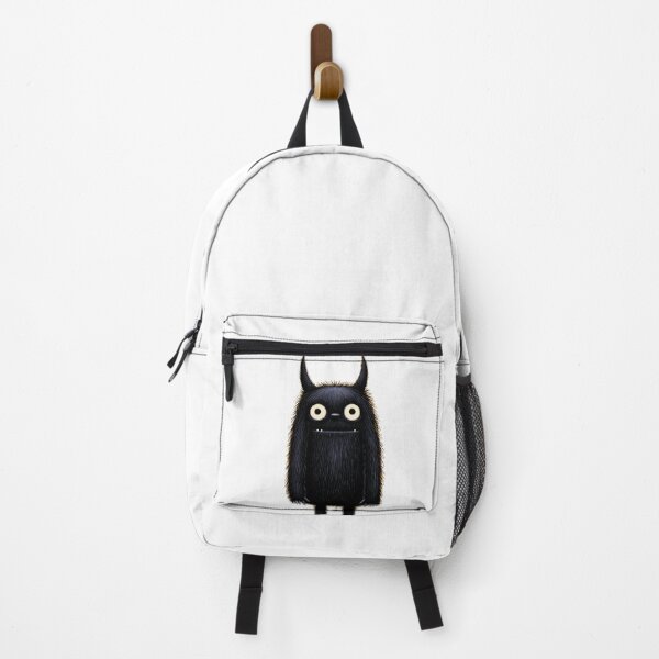 Item preview, Cute Black Forest Monster – Big Eyed Whimsical Creature Art designed and sold by Skolyak.
