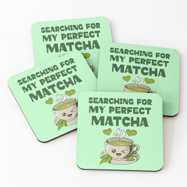 Item preview, Searching for My Perfect Matcha – Kawaii Tea Design designed and sold by TickleSharkDsg.