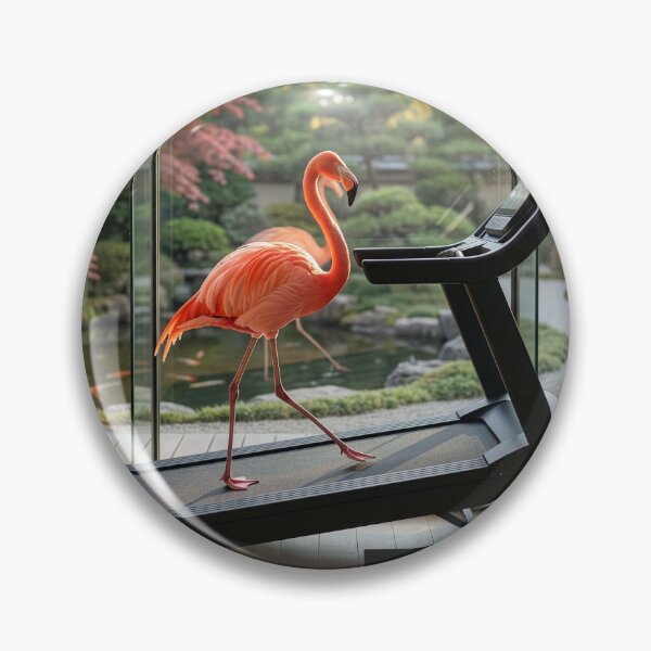 Item preview, Flamingo Sticks to His New Year's Resolutions designed and sold by Tridentulus.