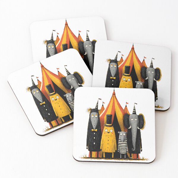 Item preview, Whimsical Circus Characters – Quirky Carnival Illustration designed and sold by Skolyak.