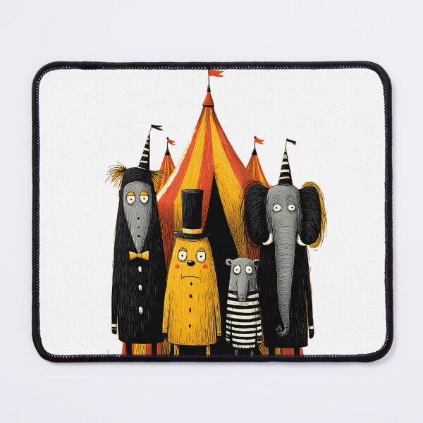 Item preview, Whimsical Circus Characters – Quirky Carnival Illustration designed and sold by Skolyak.