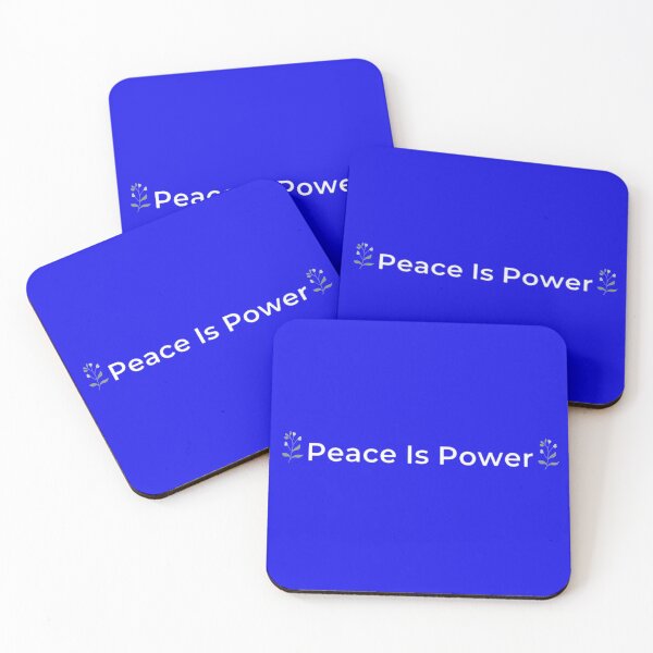 Item preview, Peace Is Power – Minimalist Quote Art | Calm Mind Inspirational Design designed and sold by InnerFaith.