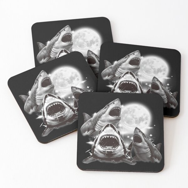 Item preview, Sharks Howling At The Moon. designed and sold by EunsooLee.