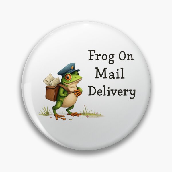 Item preview, Frog On Mail Delivery designed and sold by ArtelierMe.