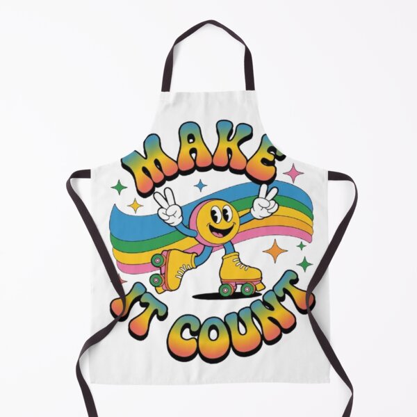Item preview, Make It Count – Retro Roller Skate Rainbow Graphic designed and sold by NewUSShop.