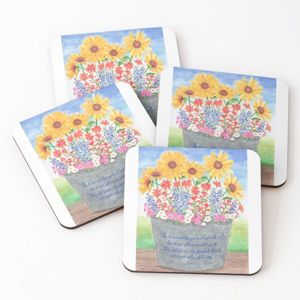 Item preview, Bucket of Wildflowers Isaiah 35:1-2 designed and sold by boldtvillemayor.
