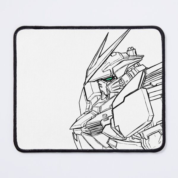 Item preview, MBF-P02 Gundam Astray Red Frame line art black white japan mecha designed and sold by sabartgunpla.