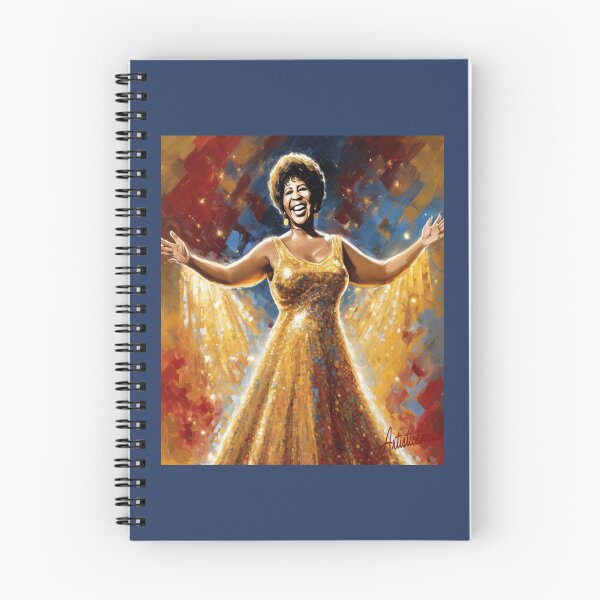 Item preview,  Aretha Franklin Golden Soul Stage Icon designed and sold by Artisticanvas.