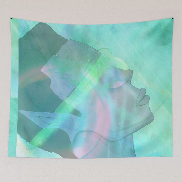 Item preview, "Cool Melanated Alien Man in Space" designed and sold by Spaceart9.
