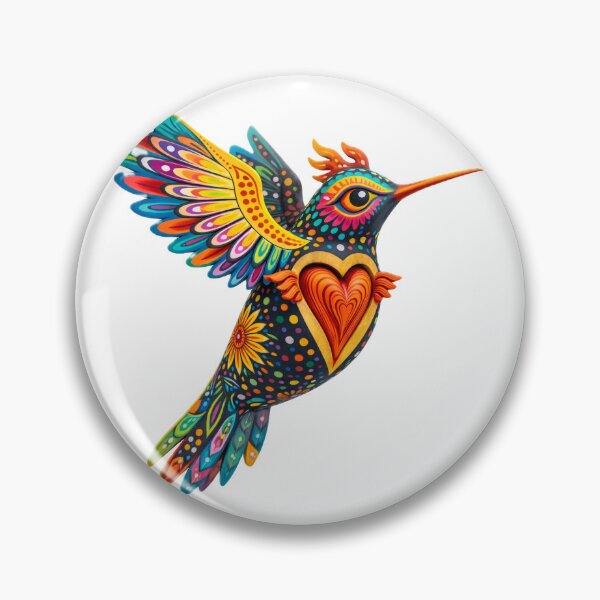 Item preview, Colibrí Alebrije — Guardian of Fleeting Moments designed and sold by ECHOES from the SOUL.