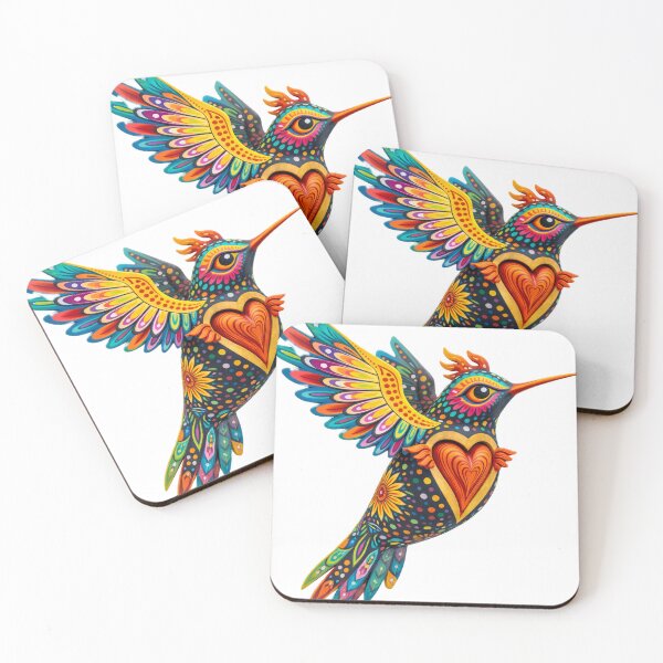 Item preview, Colibrí Alebrije — Guardian of Fleeting Moments designed and sold by ECHOES from the SOUL.