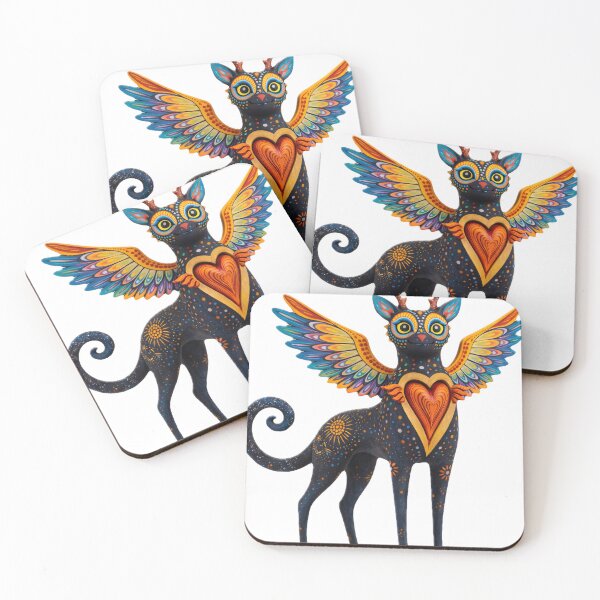 Item preview, Alebrije Venado Guardián — Winged Alebrije Guardian of the Heart designed and sold by ECHOES from the SOUL.