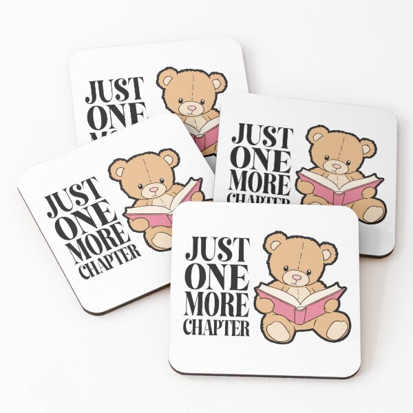 Item preview, Just One More Chapter Sticker – Cute Sleepy Bear Reading Book Aesthetic designed and sold by kirarishop.
