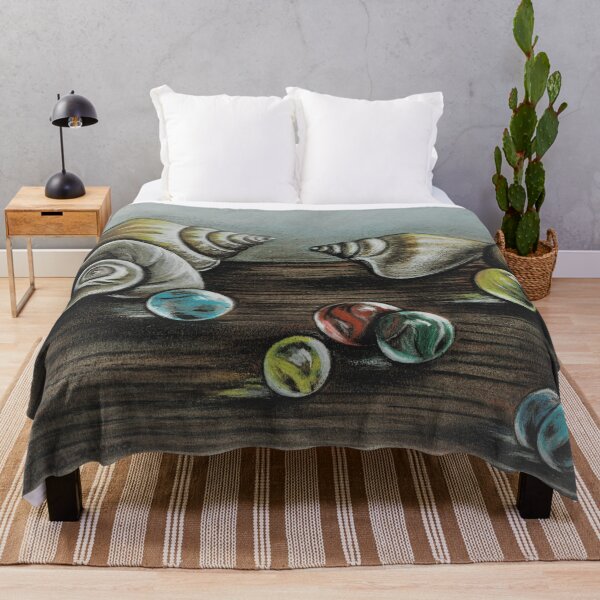 Item preview, Shells and Marbles still life designed and sold by Linda Nielsen.