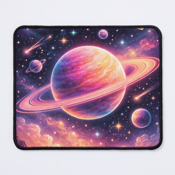 Item preview, Retro Neon Space Planet – Vaporwave Cosmic Galaxy Art designed and sold by AZPrintz.