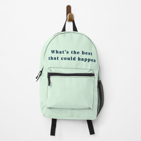 Item preview, What's the best that could happen text Stickers Prints Posters Wall Art Magnet Home Coffee Cup Decoration TShirt Stationary Notebook Magnet Hat Kitchen Work School Office Redbubble Shop designed and sold by Saritas Boutique Shop.