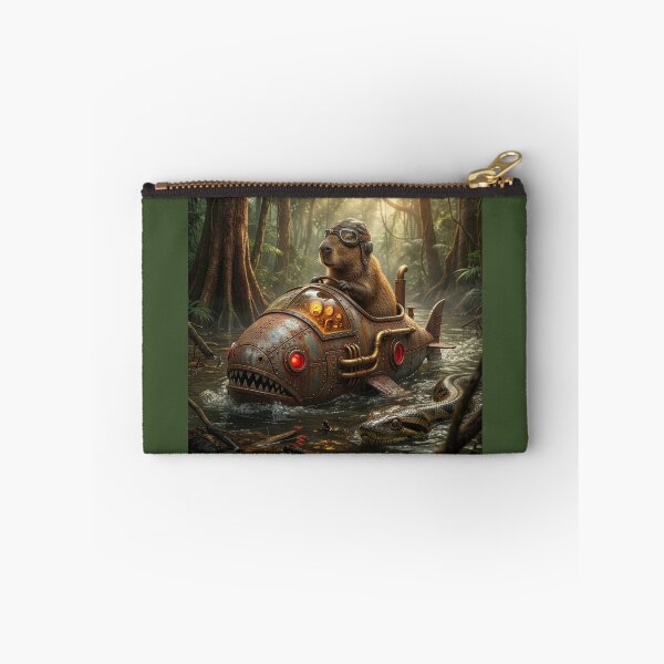 Item preview, Amazonian Capybara Drives His Piranha-Mobile  designed and sold by Tridentulus.