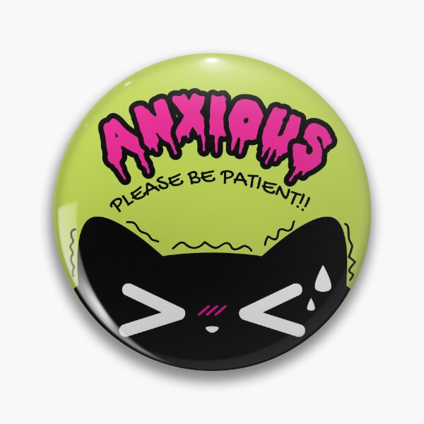 Item preview, Anxiety Warning designed and sold by Naedix.